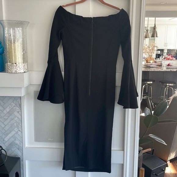 Bardot Black Off the Shoulder Dress - Picture 6 of 12